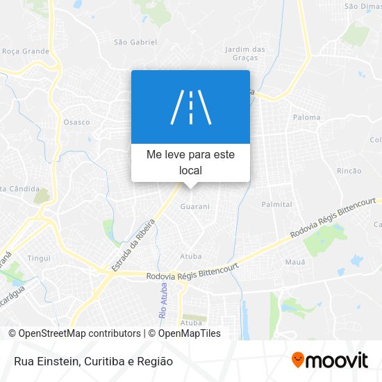 Rua Einstein mapa