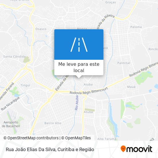 Rua João Elias Da Silva mapa