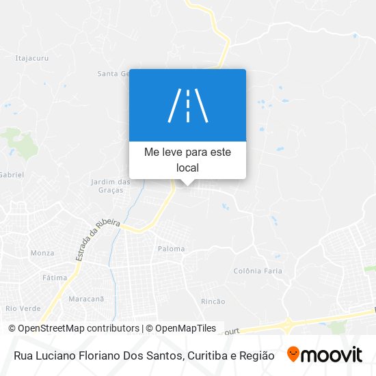 Rua Luciano Floriano Dos Santos mapa