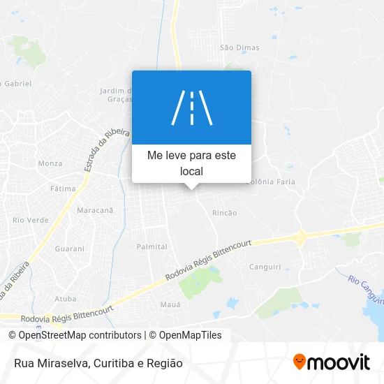 Rua Miraselva mapa