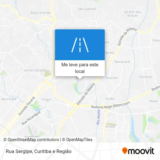 Rua Sergipe mapa