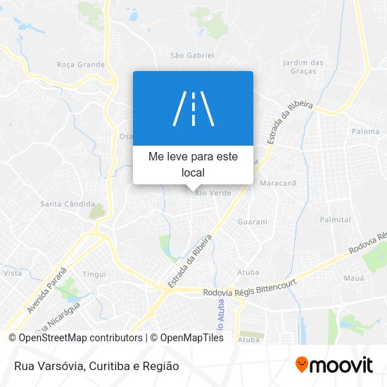 Rua Varsóvia mapa