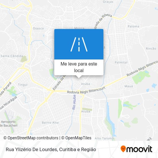 Rua Ylizério De Lourdes mapa