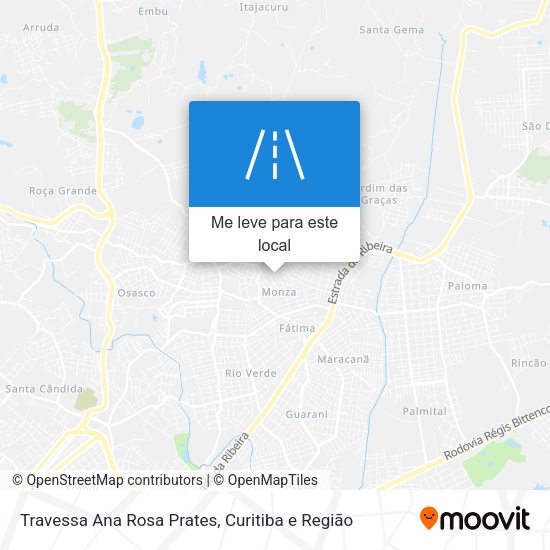 Travessa Ana Rosa Prates mapa