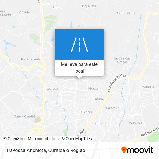 Travessa Anchieta mapa