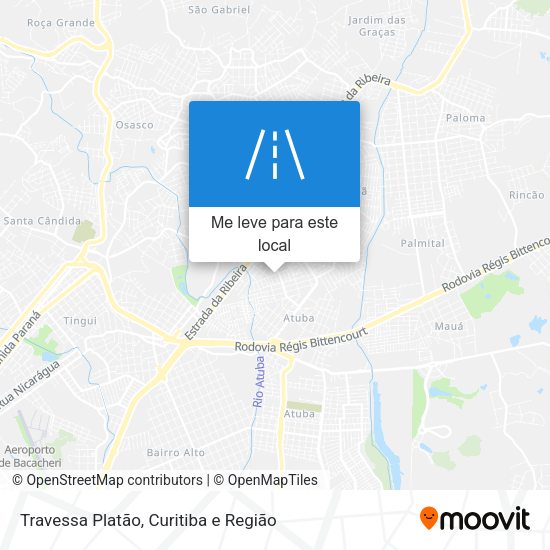 Travessa Platão mapa