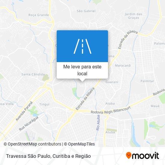 Travessa São Paulo mapa