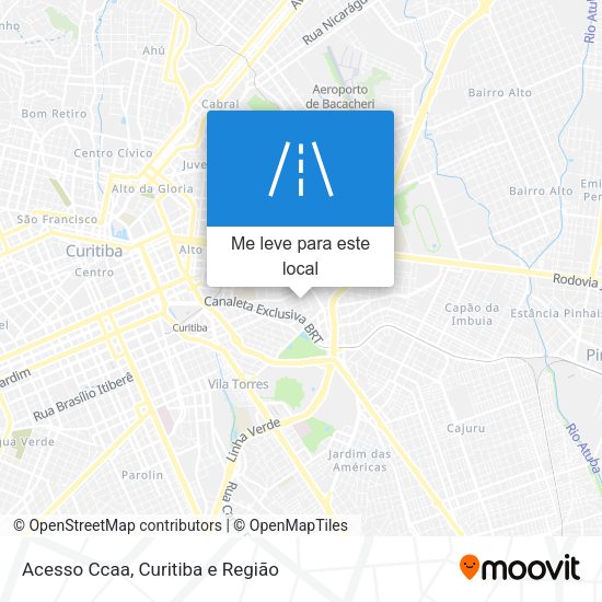 Acesso Ccaa mapa