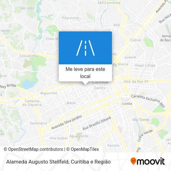 Alameda Augusto Stellfeld mapa