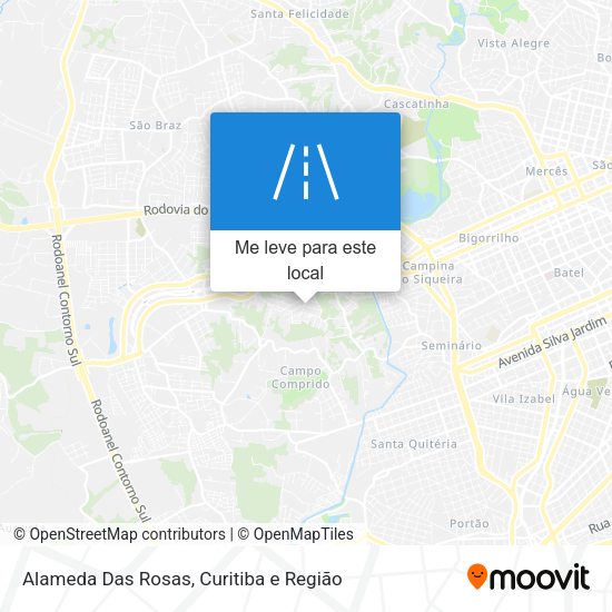 Alameda Das Rosas mapa