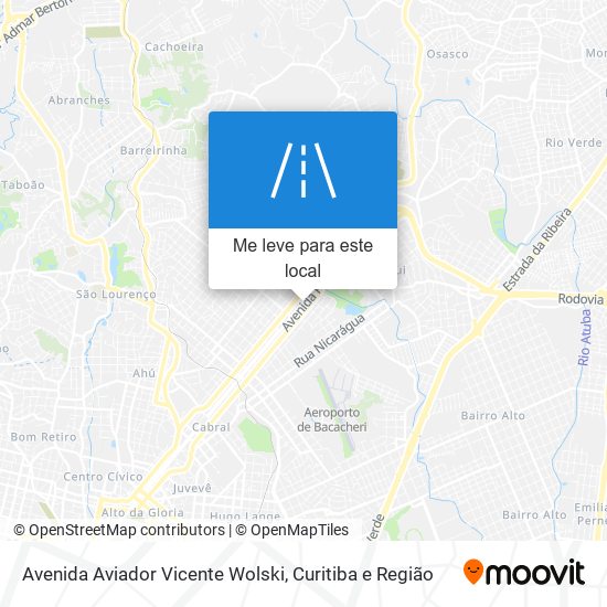 Avenida Aviador Vicente Wolski mapa