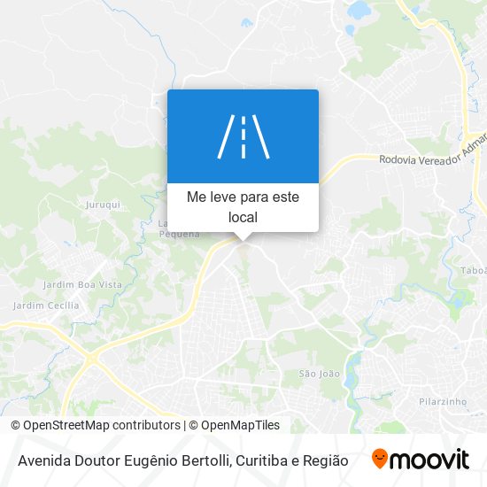 Avenida Doutor Eugênio Bertolli mapa