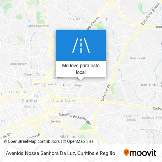 Avenida Nossa Senhora Da Luz mapa