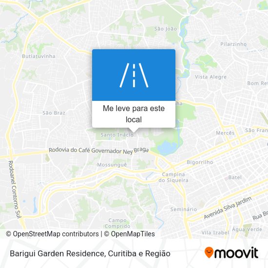 Barigui Garden Residence mapa