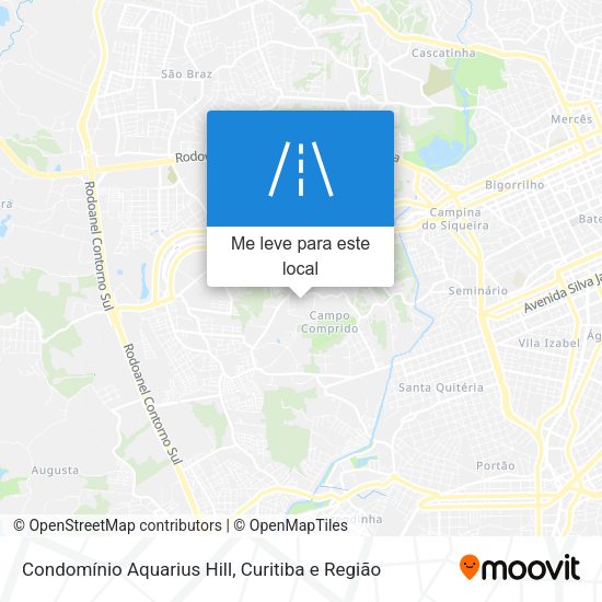 Condomínio Aquarius Hill mapa