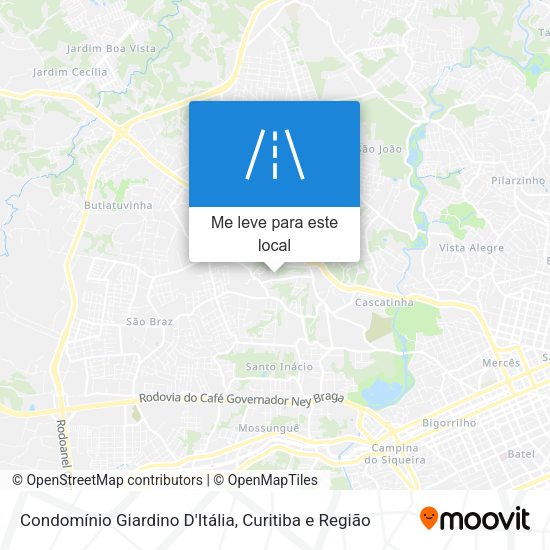 Condomínio Giardino D'Itália mapa