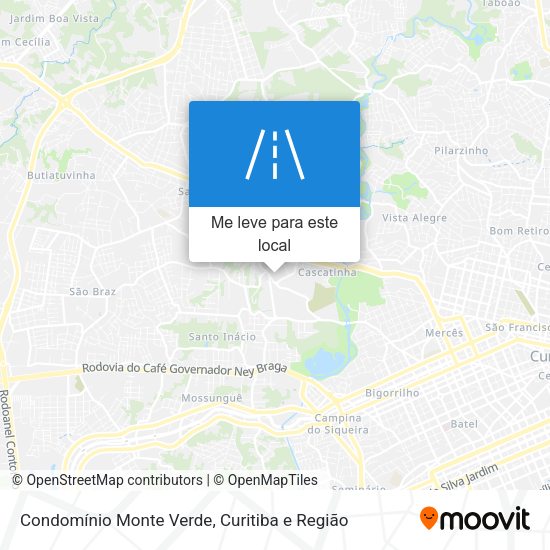 Condomínio Monte Verde mapa