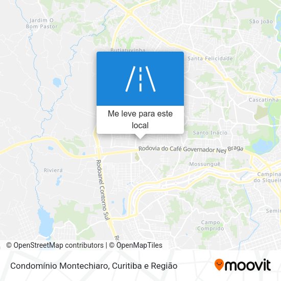 Condomínio Montechiaro mapa