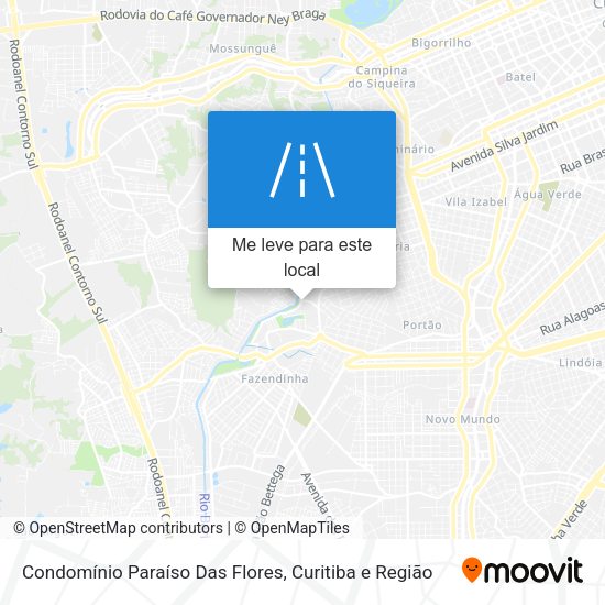Condomínio Paraíso Das Flores mapa