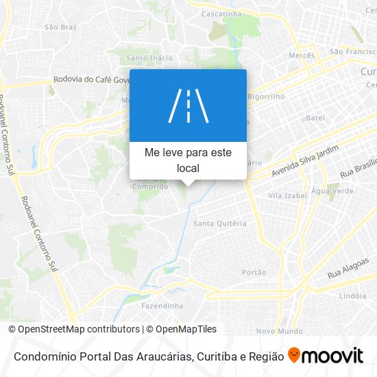 Condomínio Portal Das Araucárias mapa