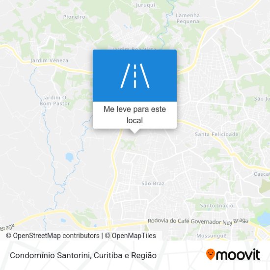 Condomínio Santorini mapa