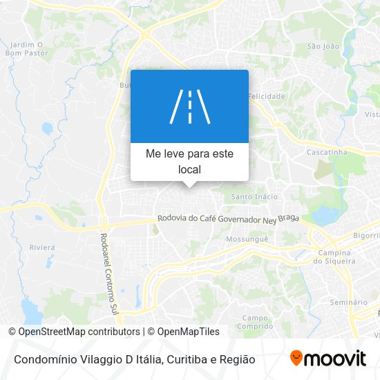 Condomínio Vilaggio D Itália mapa