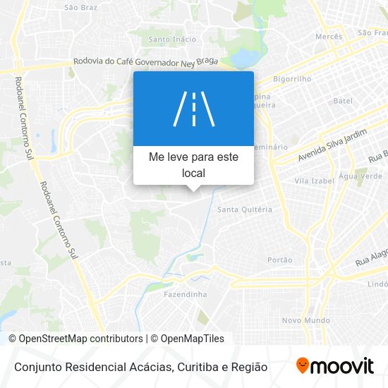 Conjunto Residencial Acácias mapa