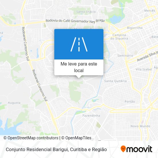 Conjunto Residencial Barigui mapa