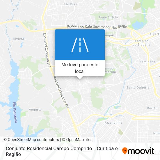Conjunto Residencial Campo Comprido I mapa