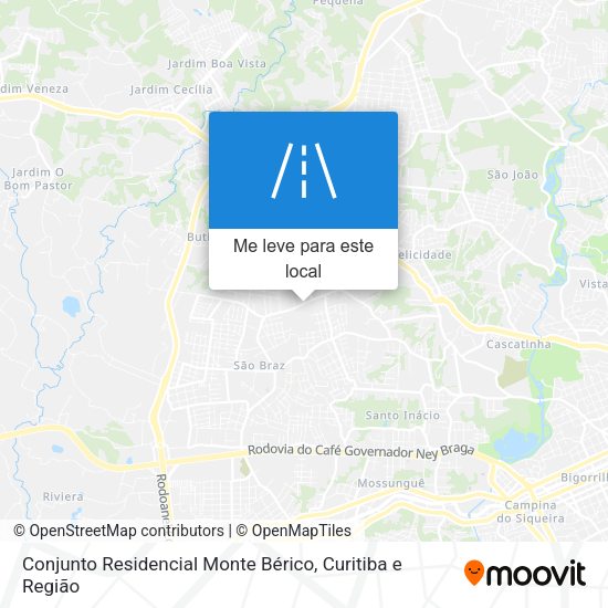 Conjunto Residencial Monte Bérico mapa