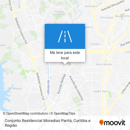 Conjunto Residencial Moradias Paritá mapa