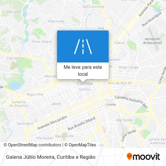 Galeria Júliio Moreira mapa