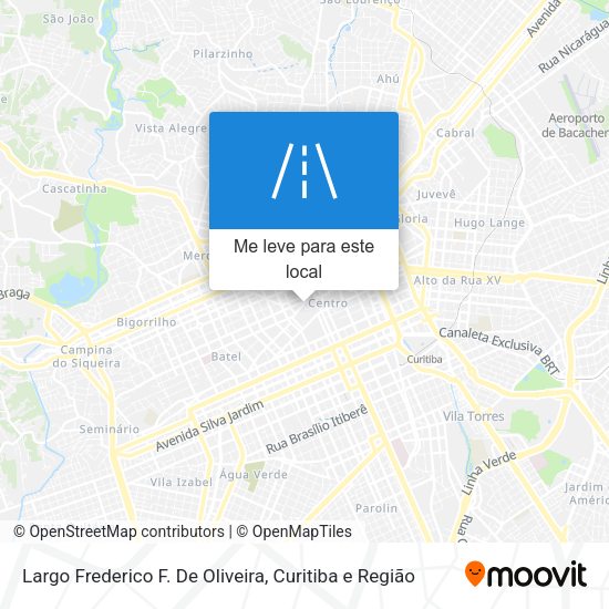 Largo Frederico F. De Oliveira mapa