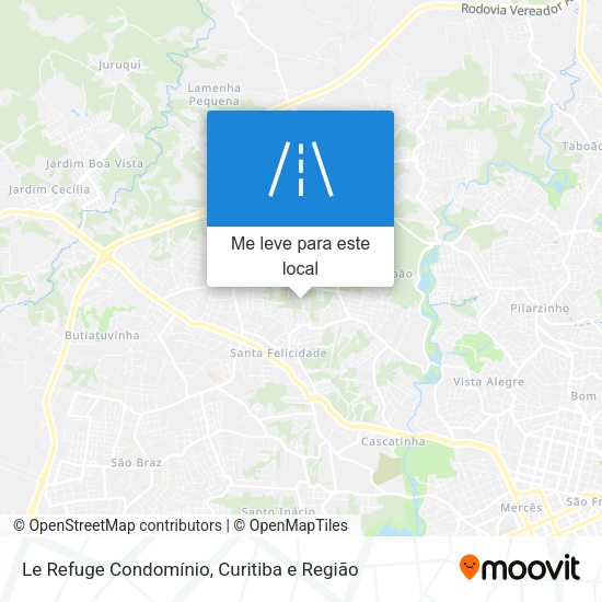 Le Refuge Condomínio mapa