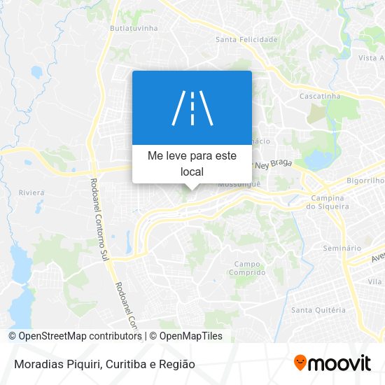 Moradias Piquiri mapa