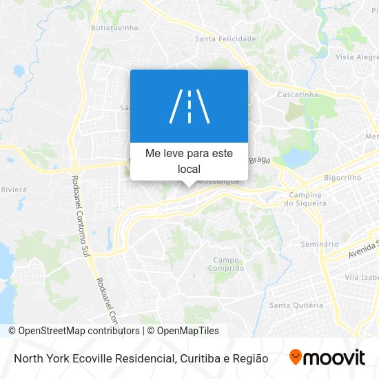 North York Ecoville Residencial mapa
