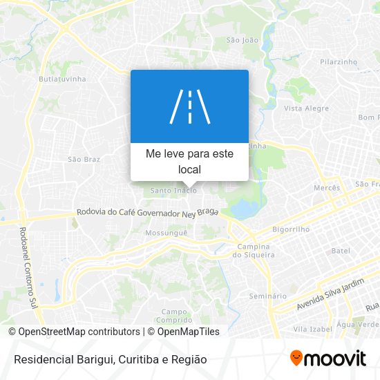 Residencial Barigui mapa