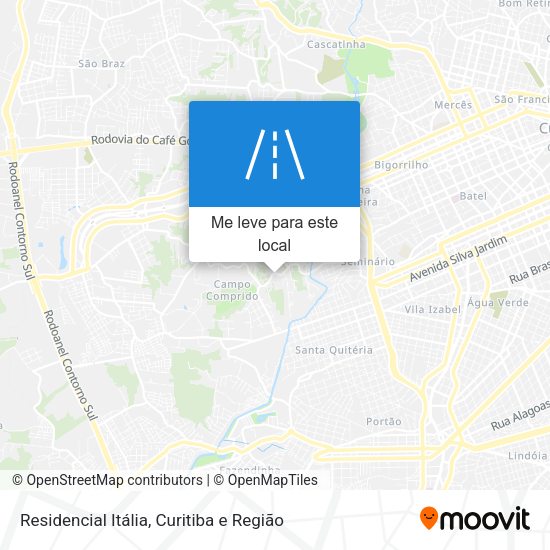 Residencial Itália mapa