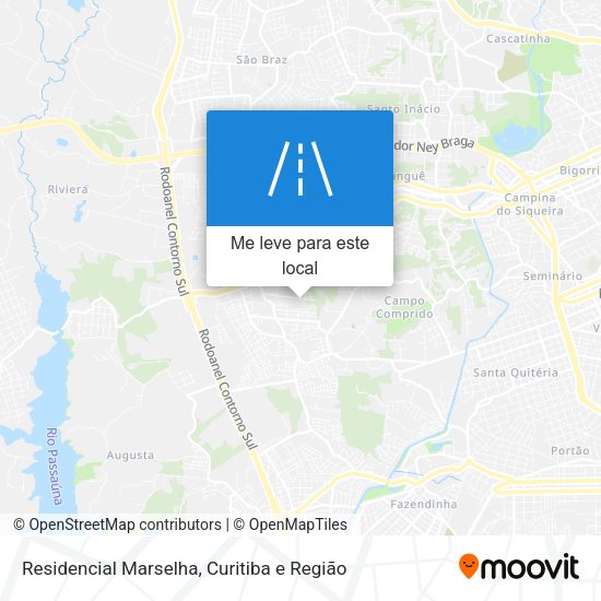Residencial Marselha mapa