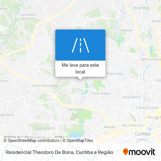 Residencial Theodoro De Bona mapa