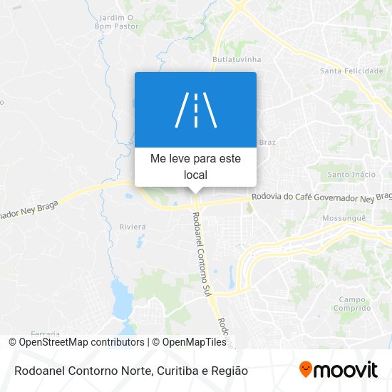 Rodoanel Contorno Norte mapa