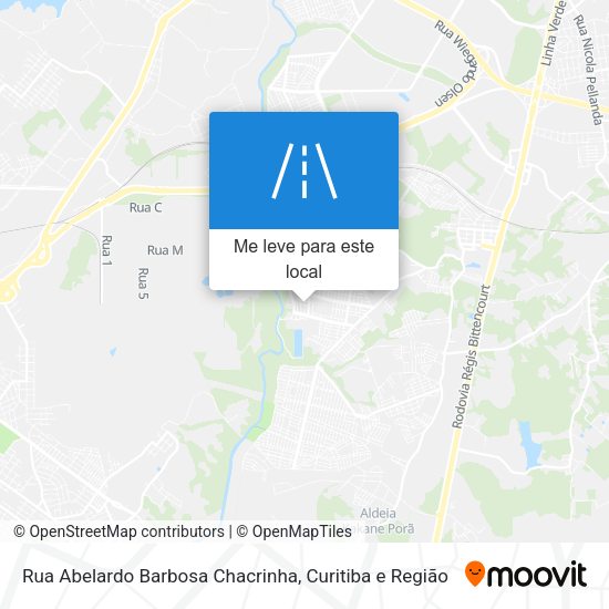 Rua Abelardo Barbosa Chacrinha mapa