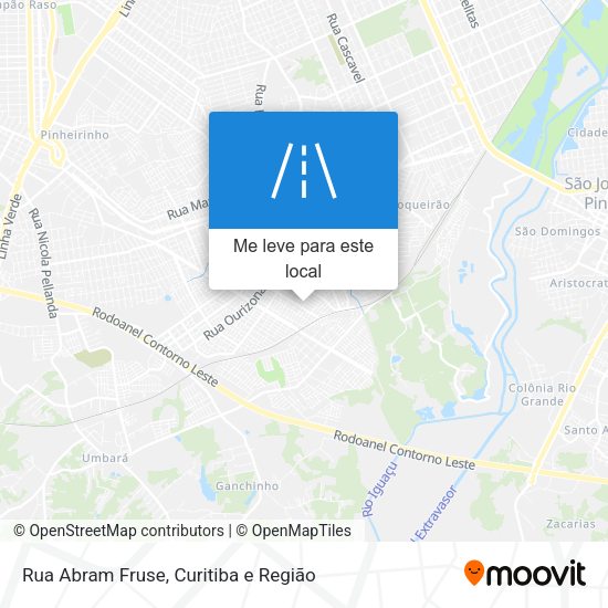 Rua Abram Fruse mapa