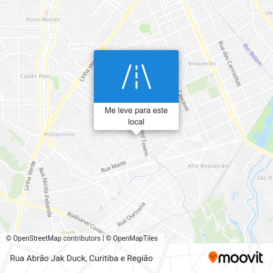 Rua Abrão Jak Duck mapa