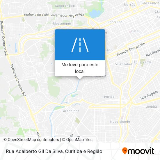 Rua Adalberto Gil Da Silva mapa