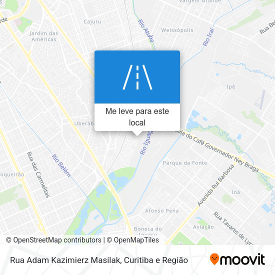Rua Adam Kazimierz Masilak mapa