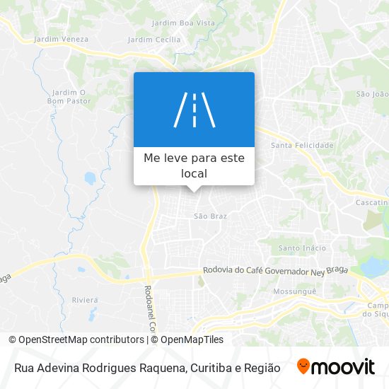 Rua Adevina Rodrigues Raquena mapa