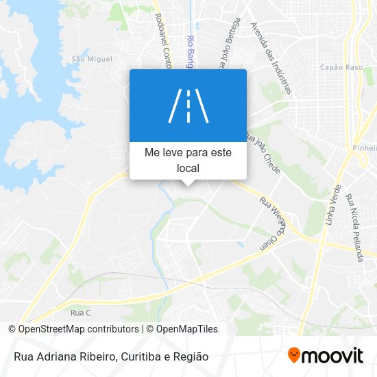 Rua Adriana Ribeiro mapa