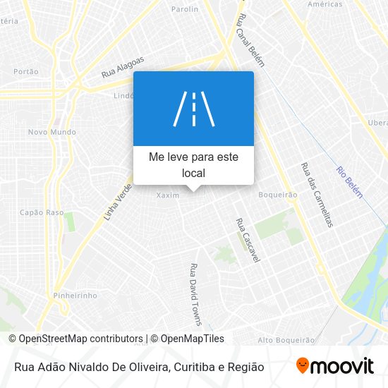 Rua Adão Nivaldo De Oliveira mapa