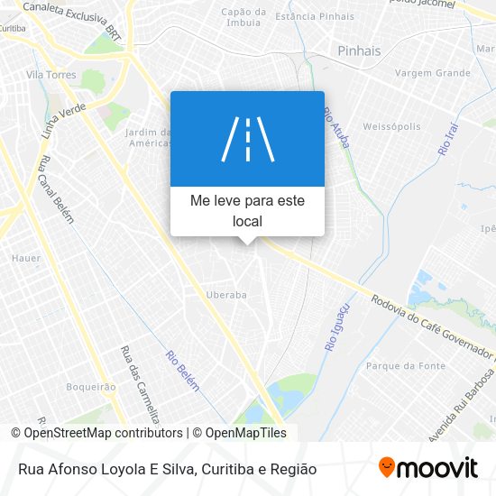 Rua Afonso Loyola E Silva mapa